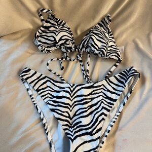 Zebra Print Bikini